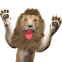 Lion l�cheur d'�cran