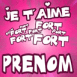 "Je t'aime fort fort fort"