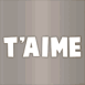 Encha�nement de panneaux "Je t'aime"