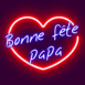 Coeur non "Bonne fte papa"